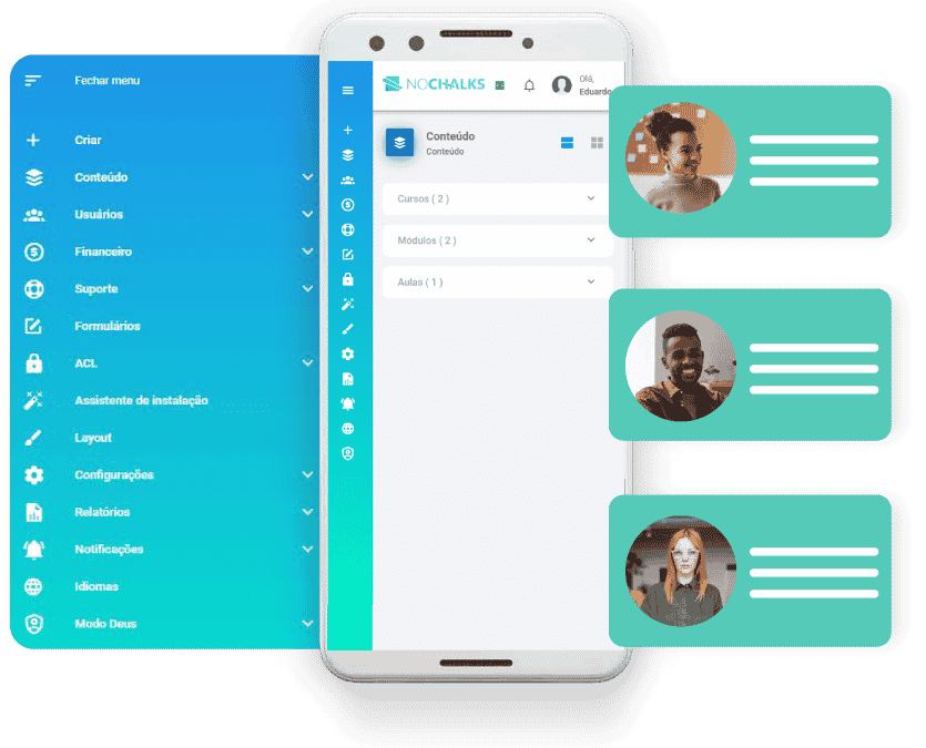 plataforma ead para cursos e treinamentos online com segurança completa de seu conteúdo